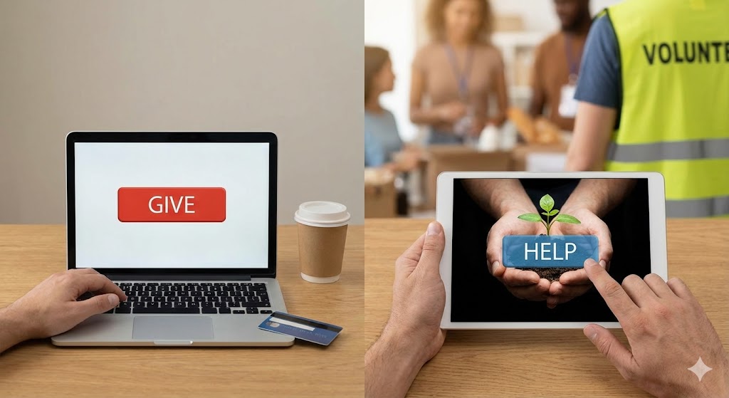 The Emotional Difference Between “Give” And “Help” Buttons
